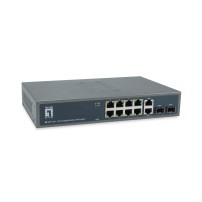 LevelOne GEP-1221 - Switch - senza gestione - 8 x 10/100/1000 (PoE+)
