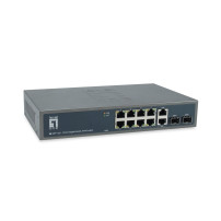 LevelOne GEP-1221 - Switch - senza gestione - 8 x 10/100/1000 (PoE+)