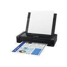 Epson WorkForce WF-110W - Stampante - Colore - Getto d'inchiostro - A4 - 5760 x 1440 dpi - fino a 7 pagine/min (monocromatico)
