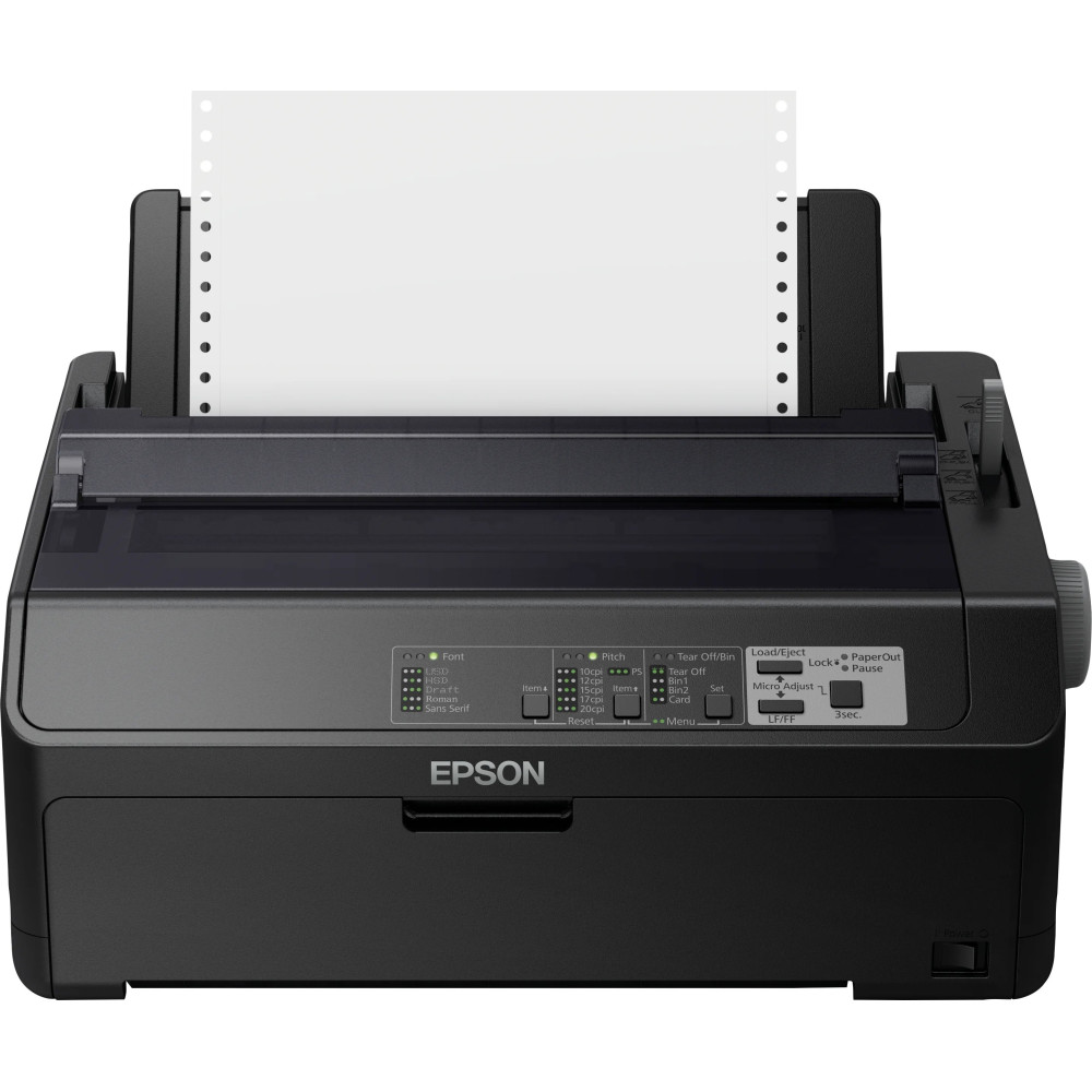 Epson FX 890II - Stampante - n/c (probabilmente si riferisce a "nero e bianco" o "software") - Matrice a punti - Rolle (21,6 cm)