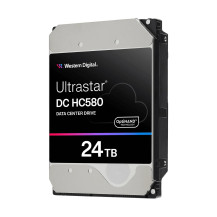 WD Ultrastar DC HC580 WUH722424AL5204 - Disco rigido - data center - 24 TB - interno - 3,5" (8,9 cm)
