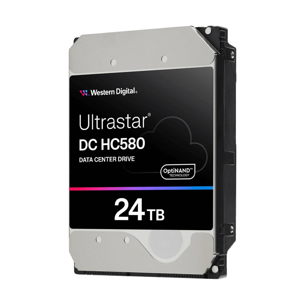 WD Ultrastar DC HC580 WUH722424AL5204 - Disco rigido - data center - 24 TB - interno - 3,5" (8,9 cm)