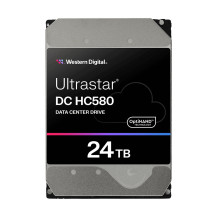 WD Ultrastar DC HC580 WUH722424AL5204 - Disco rigido - data center - 24 TB - interno - 3,5" (8,9 cm)