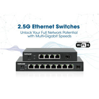 Intellinet Switch - senza gestione - 4 x 10/100/1000/2,5G + 1 x uplink a 10 Gigabit SFP+