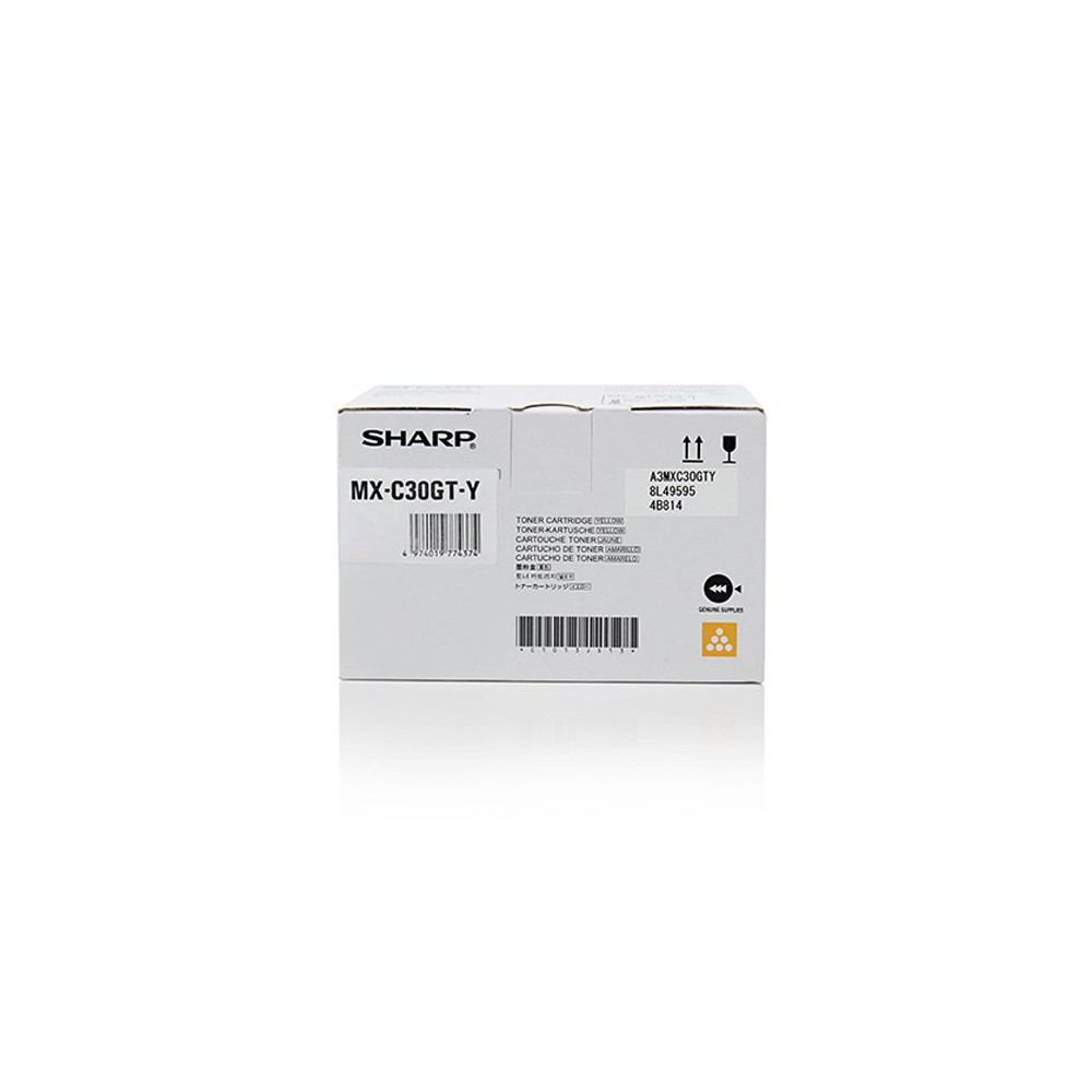 Sharp MXC30GTY cartuccia toner 1 pz Originale Giallo Sharp MXC30GTY cartuccia toner 1 pz Originale Giallo