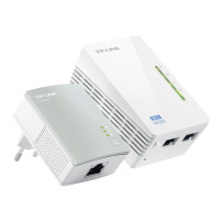 TP-LINK TL-WPA4220KIT V5.0 AV500 2-Port Wifi Powerline Adapter Starter Kit - Kit di adattatori Powerline HomePlug AV (HPAV)