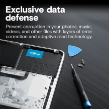 Crucial BX500 - SSD - 4 TB - interno - 2,5" (6,4 cm)
