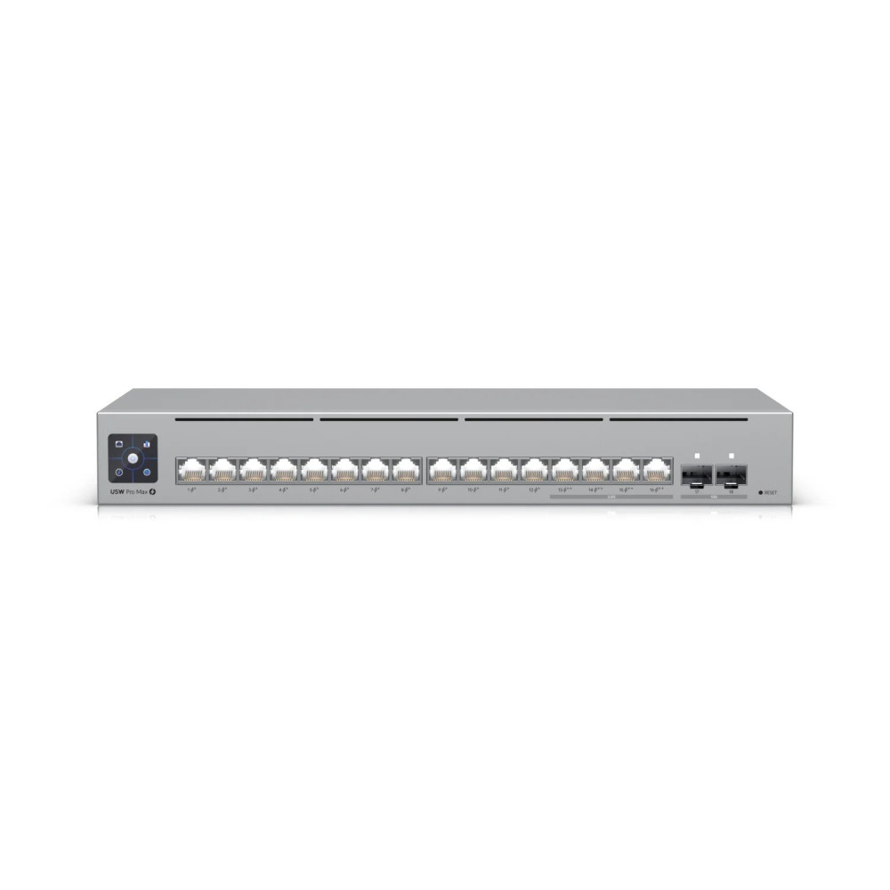 Ubiquiti UniFi Switch Pro Max 16 PoE - Switch - L3 - gestito - 12 x 10/100/1000 (12 PoE+, 4 PoE++)