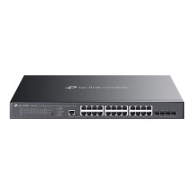 TP-LINK Omada SG3428XMPP, Gestito, L2+, Gigabit Ethernet (10/100/1000), Power over Ethernet (PoE), Montaggio in rack, 1U