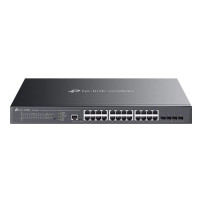 TP-LINK Omada SG3428XMPP, Gestito, L2+, Gigabit Ethernet (10/100/1000), Power over Ethernet (PoE), Montaggio in rack, 1U