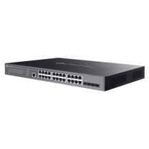 TP-LINK Omada SG3428XMPP, Gestito, L2+, Gigabit Ethernet (10/100/1000), Power over Ethernet (PoE), Montaggio in rack, 1U