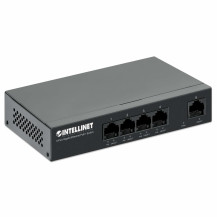 Intellinet Switch - 5 x 10/100/1000 Base-T - Desktop, montabile sulla parete - PoE+ (40 W)