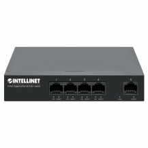 Intellinet Switch - 5 x 10/100/1000 Base-T - Desktop, montabile sulla parete - PoE+ (40 W)