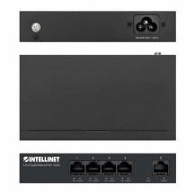 Intellinet Switch - 5 x 10/100/1000 Base-T - Desktop, montabile sulla parete - PoE+ (40 W)