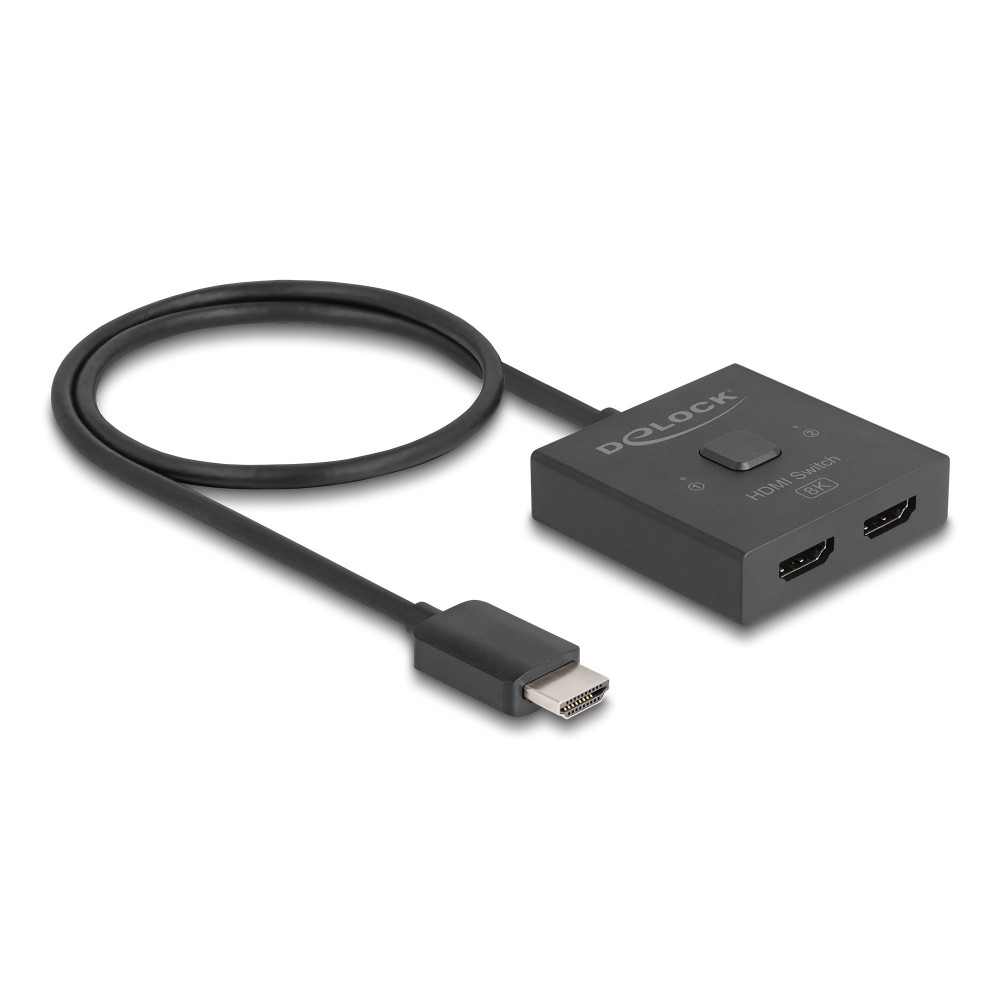 Switch video/audio Delock - 8K, bidirezionale