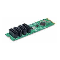 StarTech.com 4-Port M.2 to SATA Adapter Card