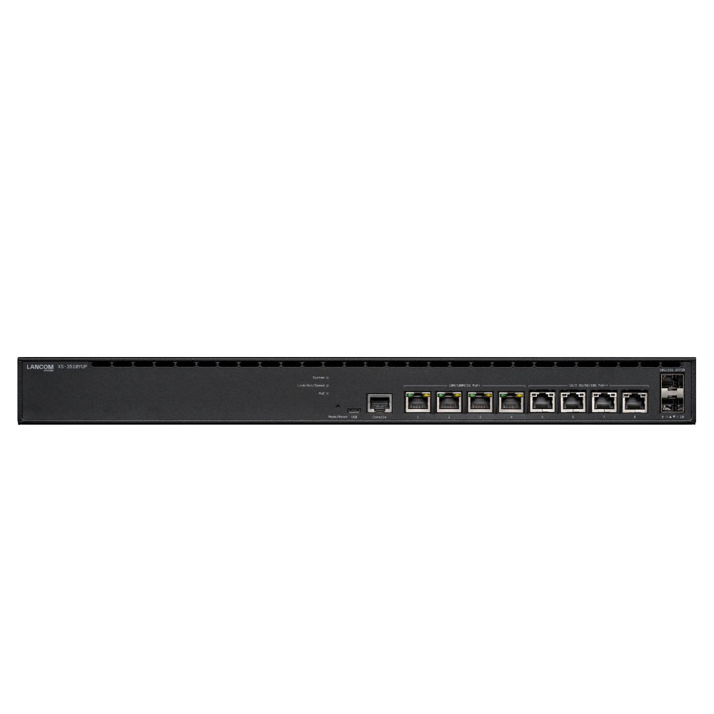 Lancom XS-3510YUP - Switch - Multi-Gigabit, f├╝r kleine Szenarien - gestito - 4 x 10/100/1000 (PoE+)