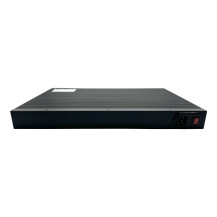 Switch industriale gestito LevelOne 28-port Gigabit con fibra ottica della classe L2-Plus, dotato di 16 connettori SFP per 1 Gbp