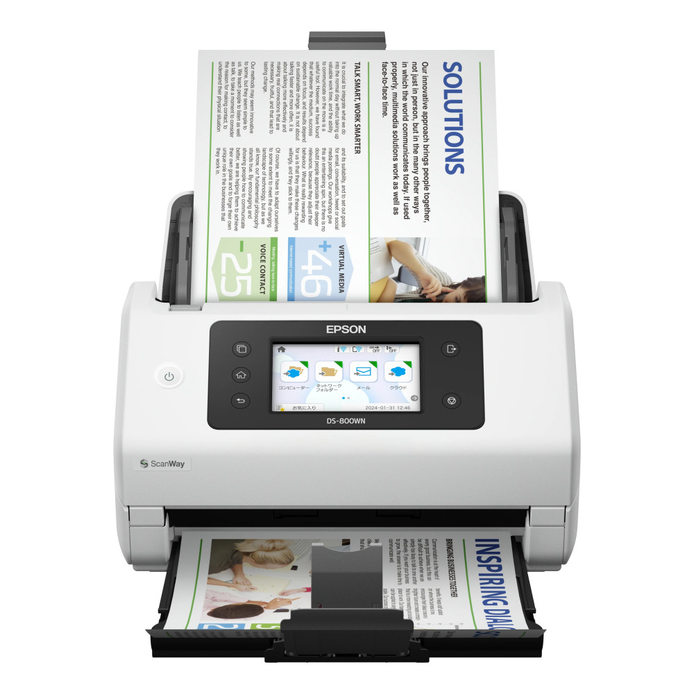 Epson WorkForce DS-800WN - Scanner per documenti - Duplex - A4/Legal - 600 dpi x 600 dpi - fino a 50 pagine/min (monocromatico)