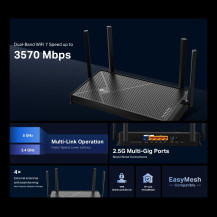 TP-LINK Archer BE230 V1 - Router wireless con switch a 4 porte