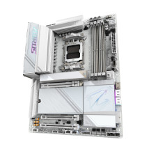 Gigabyte AORUS X870E PRO ICE - Scheda madre - ATX - Socket AM5 - Chips AMD X870E - USB-C 3.2 Gen 2x2, USB4, USB 3.2 Gen 1, USB 3