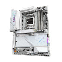 Gigabyte AORUS X870E PRO ICE - Scheda madre - ATX - Socket AM5 - Chips AMD X870E - USB-C 3.2 Gen 2x2, USB4, USB 3.2 Gen 1, USB 3