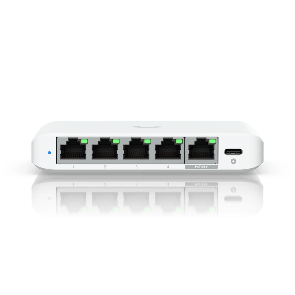Ubiquiti UniFi Switch Flex Mini 2,5G - Switch - L2+ - gestito - 4 x 2,5GBase-T + 1 x 2,5GBase-T (PoE)