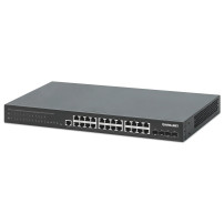 Intellinet Switch - 2+/L3 Lite - gestito - 24 x 10/100/1000 (PoE+)
