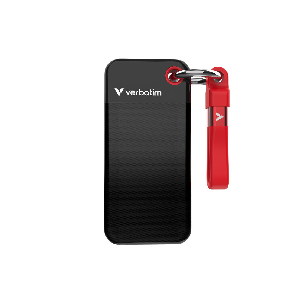 Verbatim Pocket - SSD - 1 TB - Chiave portachiavi con connettore USB - esterno (trasportabile)