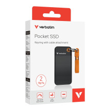 Verbatim Pocket - SSD - 2 TB - Chiave portachiavi con connettore USB - esterno (trasportabile)