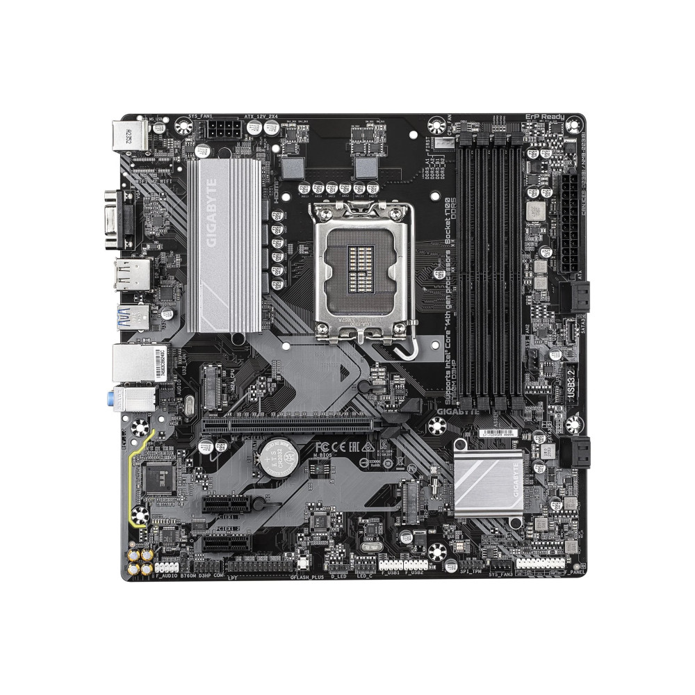 Gigabyte B760M D3HP - Scheda madre - micro ATX - Sockel LGA1700 - Chipset B760 - USB-C 3.2 Gen 1, USB 3.2 Gen 1 - LAN Gigabit - 