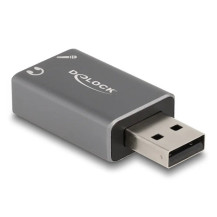 Delock Adattatore USB-A verso jack per auricolari