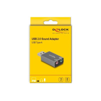 Delock Adattatore USB-A verso jack per auricolari