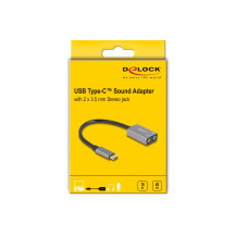 Adattatore Delock da USB-C a jack - 24