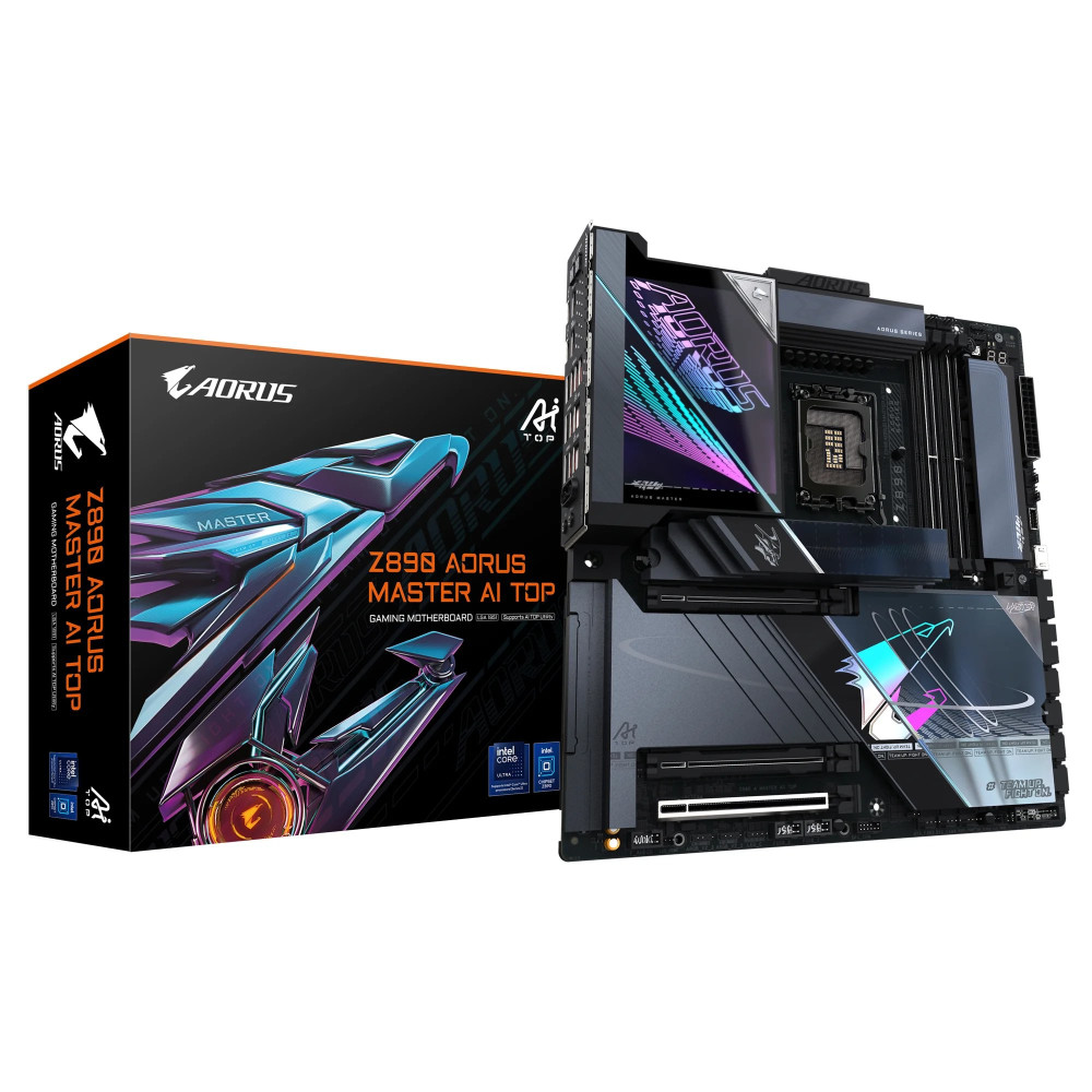Gigabyte AORUS Z890 MAESTRO AI TOP - Scheda madre - E-ATX - LGA 1851-Sockel - Chips Z890 - USB4, USB-C, USB 3.2 Gen 2, USB 3.2 G