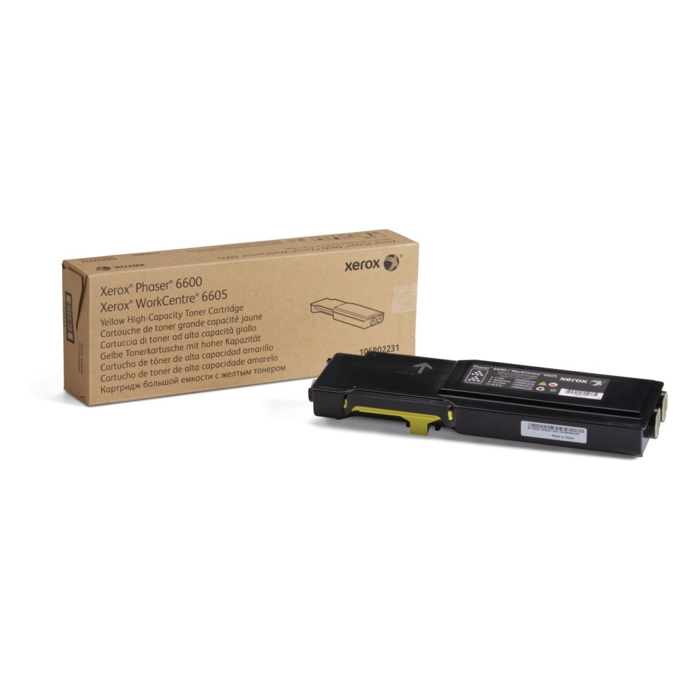 Xerox Cartuccia toner Giallo per Phaser™ 6600, WorkCentre™ 6605 Xerox Cartuccia toner Giallo per Phaser™ 6600, WorkCentre™ 6605