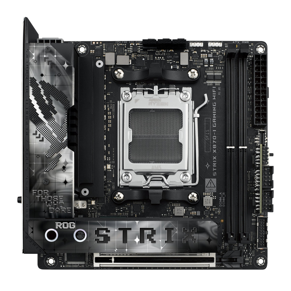 ASUS ROG STRIX X870-I GAMING WIFI - Scheda madre - Mini-ITX - Socket AM5 - Scheda madre AMD X870 - USB4, USB 3.2 Gen 2, USB-C 3.