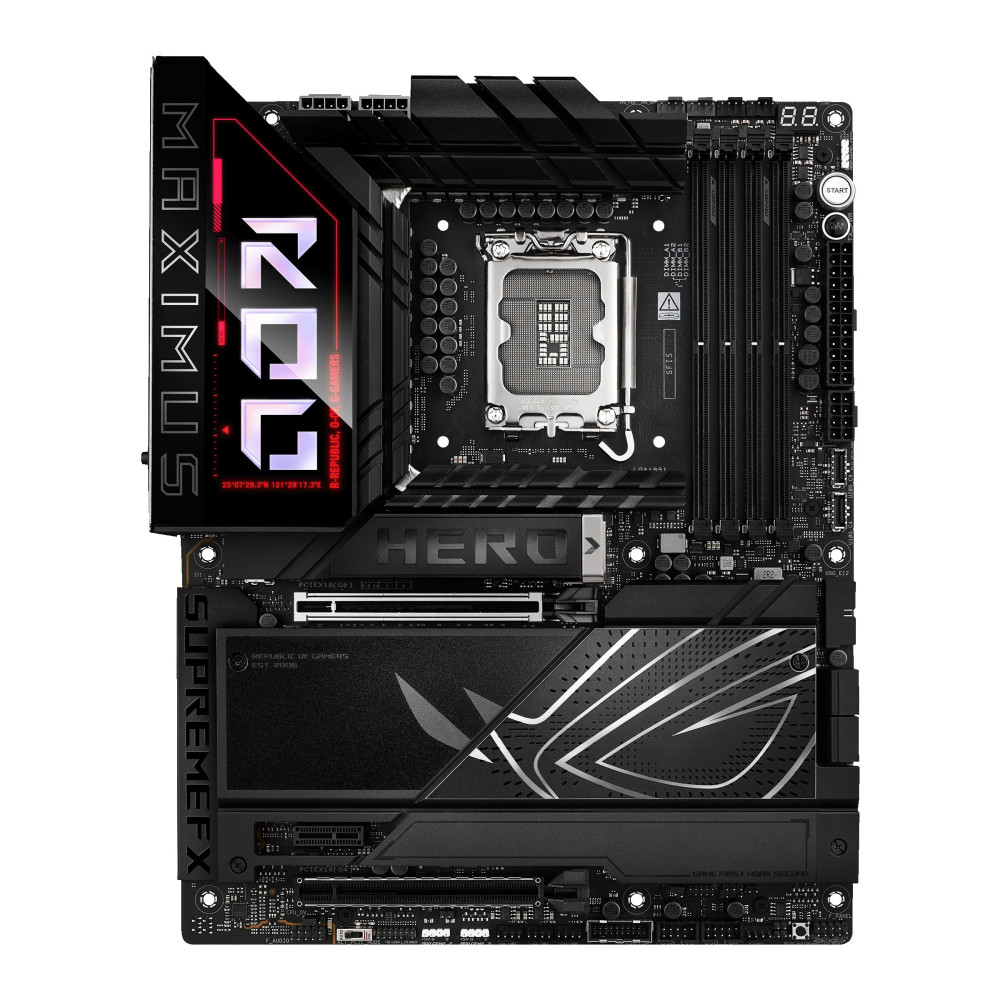 ASUS ROG MAXIMUS Z890 HERO - Scheda madre - ATX - LGA1851 Socket - Chips Z890 - USB4, USB 3.2 Gen 1, USB-C 3.2 Gen2, USB 3.2 Gen