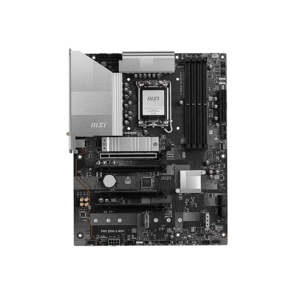 MSI PRO Z890-S WIFI - Scheda madre - ATX - LGA1851 Socket - Chips Z890 - USB-C 3.2 Gen 2x2, USB 3.2 Gen 1 - LAN Gigabit 2.5, Wi-