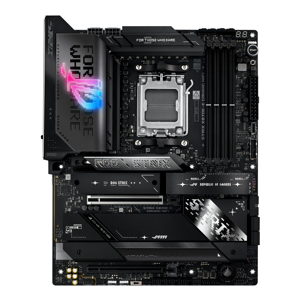 ASUS ROG STRIX X870E-E GAMING WIFI - Scheda madre - ATX - Socket AM5 - Chips AMD X870E - USB4, USB-C 3.2 Gen 2x2, USB-C 3.2 Gen2