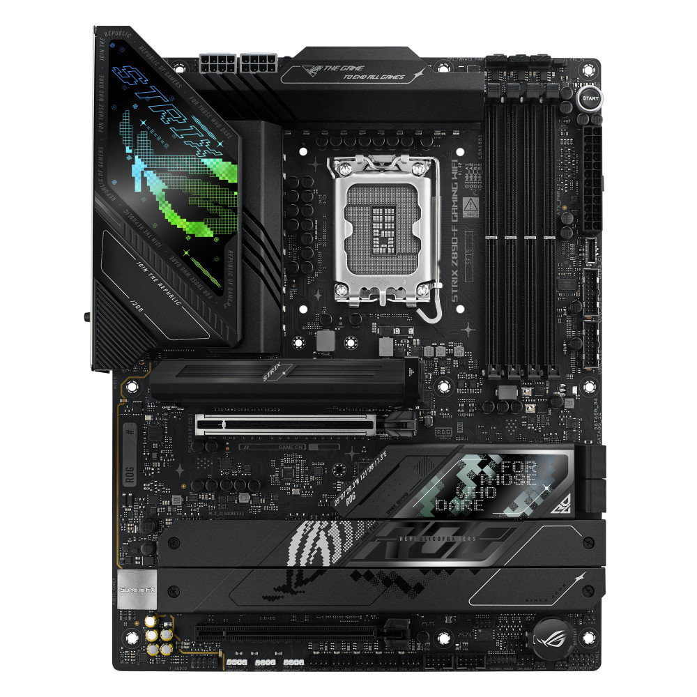ASUS ROG STRIX Z890-F GAMING WIFI - Scheda madre - ATX - LGA1851 Socket - Chips Z890 - USB-C 3.2 Gen 2x2, USB 3.2 Gen 1, USB 3.2