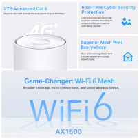 TP-LINK Deco X10-4G V1 - Sistema WLAN - (Router)