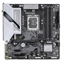 Gigabyte B760M GAMING PLUS WIFI DDR4 - Scheda madre - micro ATX - Sockel LGA1700 - Chipset B760 - USB-C 3.2 Gen 1, USB 3.2 Gen 1