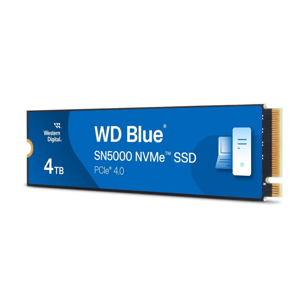 WD Blue SN5000 WDS400T4B0E-00BKY0 - SSD - 4 TB - interno - M.2 2280 - PCIe 4.0 x4 (NVMe)