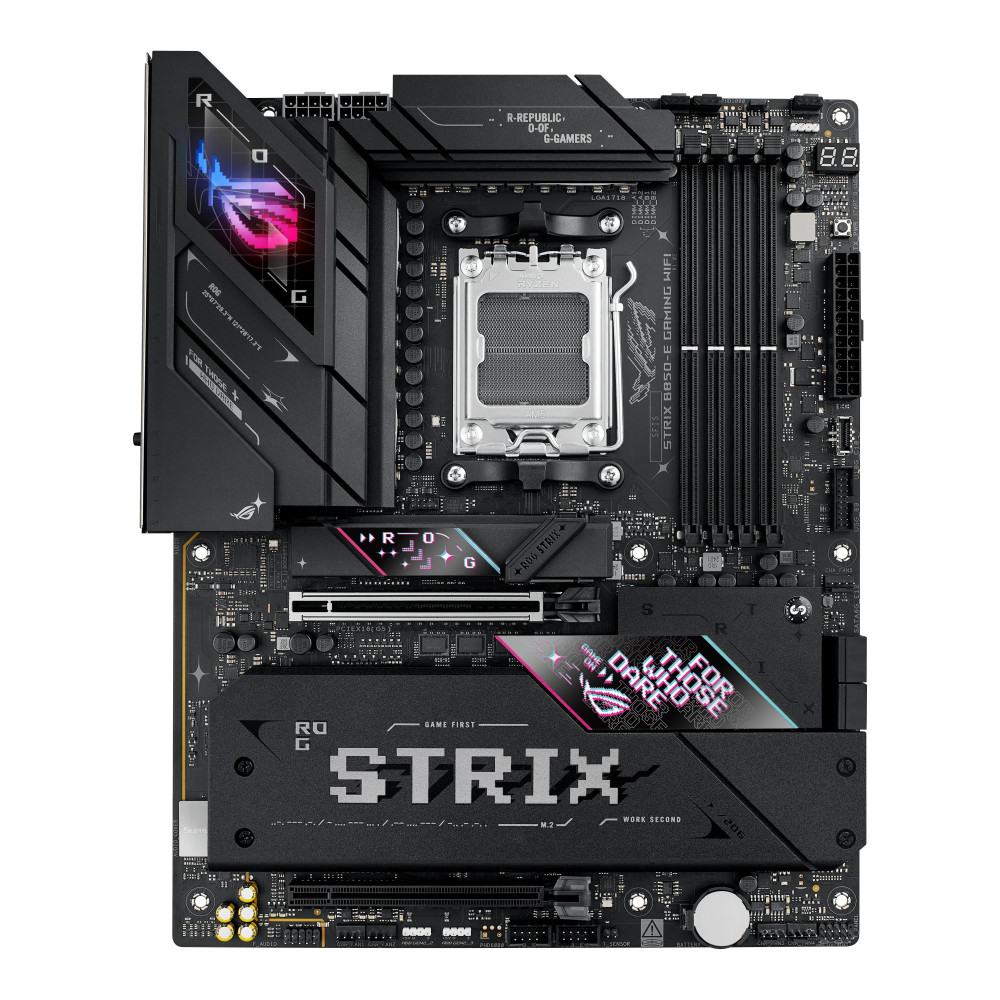 ASUS ROG STRIX B850-E GAMING WIFI - Scheda madre - ATX - Socket AM5 - Chipsatz AMD B850 - USB-C 3.2 Gen 2x2, USB-C 3.2 Gen 2, US
