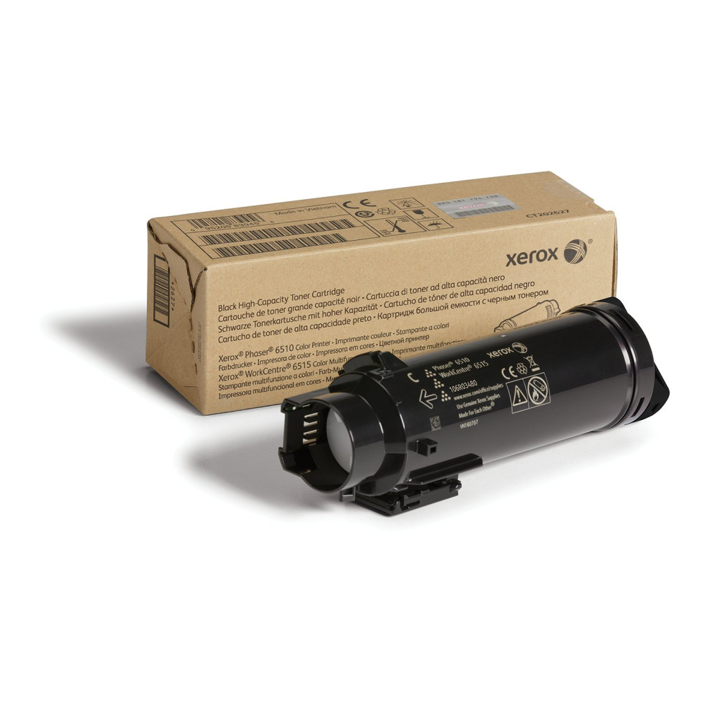 Xerox Cartuccia toner Nero a Alta capacità da 5500 Pagine per Phaser® 6510, WorkCentre® 6515 (106R03480) Xerox Cartuccia toner Nero a Alta capacità da 5500 Pagine per Phaser® 6510, WorkCentre® 6515 (106R03480)
