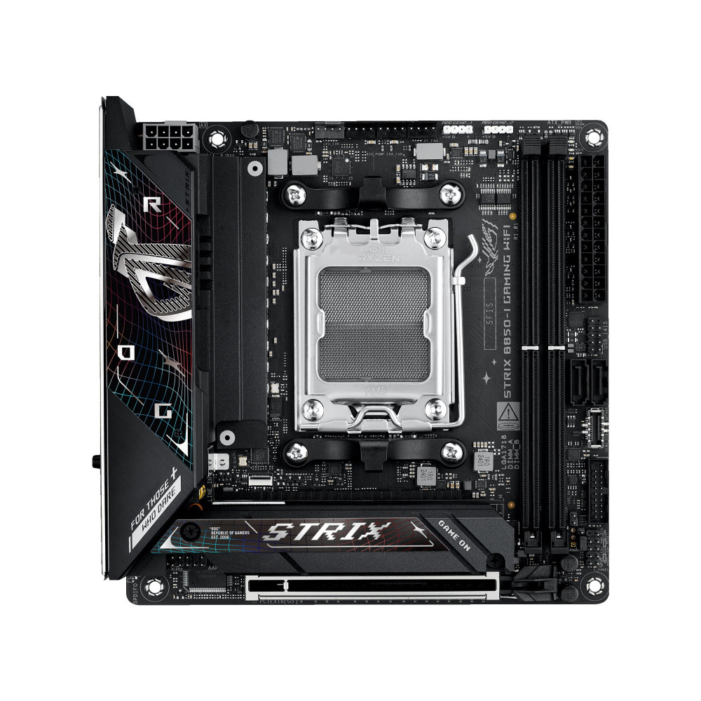 ASUS ROG STRIX B850-I GAMING WIFI - Scheda madre - Mini-ITX - Socket AM5 - Chipsatz AMD B850 - USB-C 3.2 Gen 2x2, USB-C 3.2 Gen 