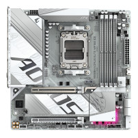 Gigabyte AORUS B850M ELITE WIFI 6E ICE - Scheda madre - micro ATX - Socket AM5 - Chipsatz AMD B850 - USB-C 3.2 Gen 2x2, USB-C 3.