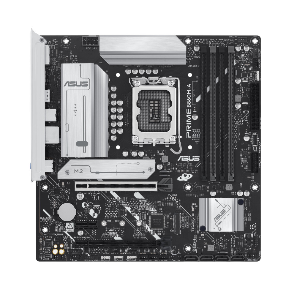 ASUS PRIME B860-PLUS-CSM - Scheda madre - ATX - LGA1851 Socket - Chipset B860 - USB-C 3.2 Gen 2x2, USB 3.2 Gen 2, USB 3.2 Gen 1,
