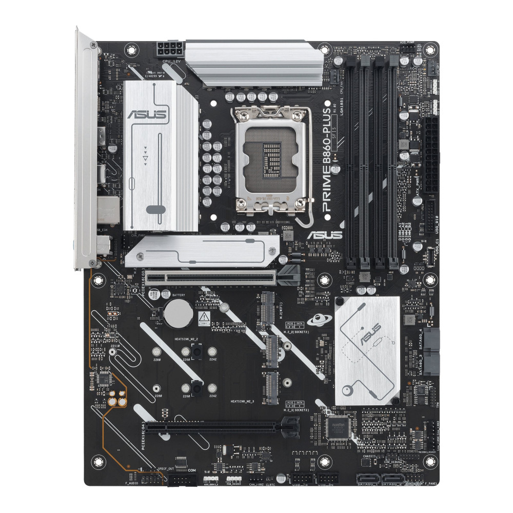 ASUS PRIME B860-PLUS-CSM - Scheda madre - ATX - LGA1851 Socket - Chipset B860 - USB-C 3.2 Gen 2x2, USB 3.2 Gen 2, USB 3.2 Gen 1,